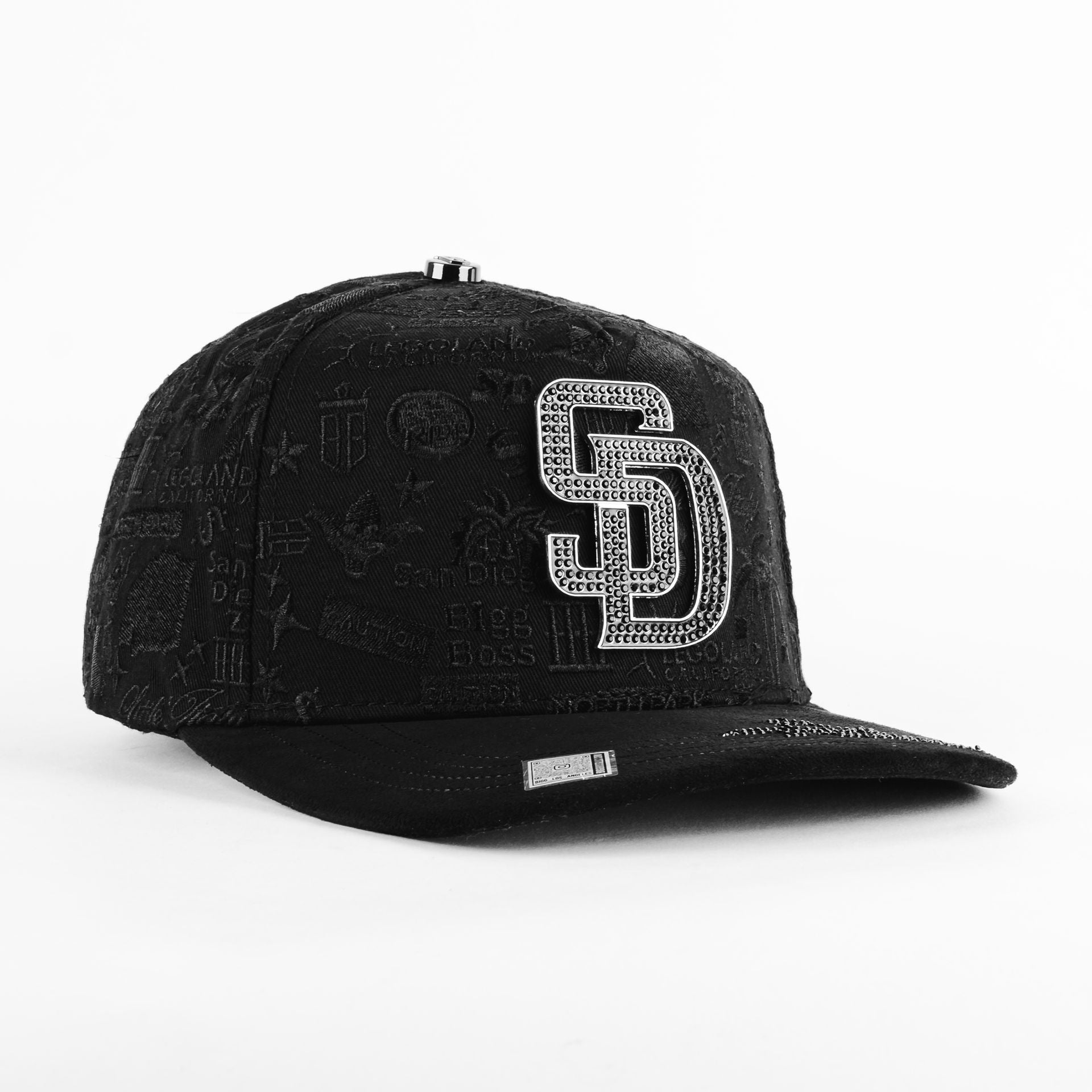 Gorra Bigg Boss SAN DIEGO NEGRA | Snapback Visera Semicurva – SNAPS