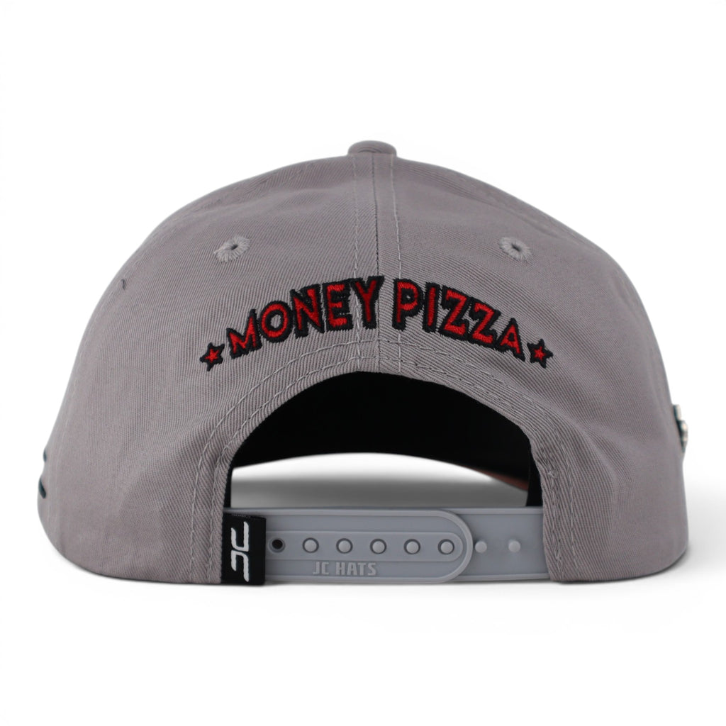 GORRA JC HATS PIZZA GRAY CURVE