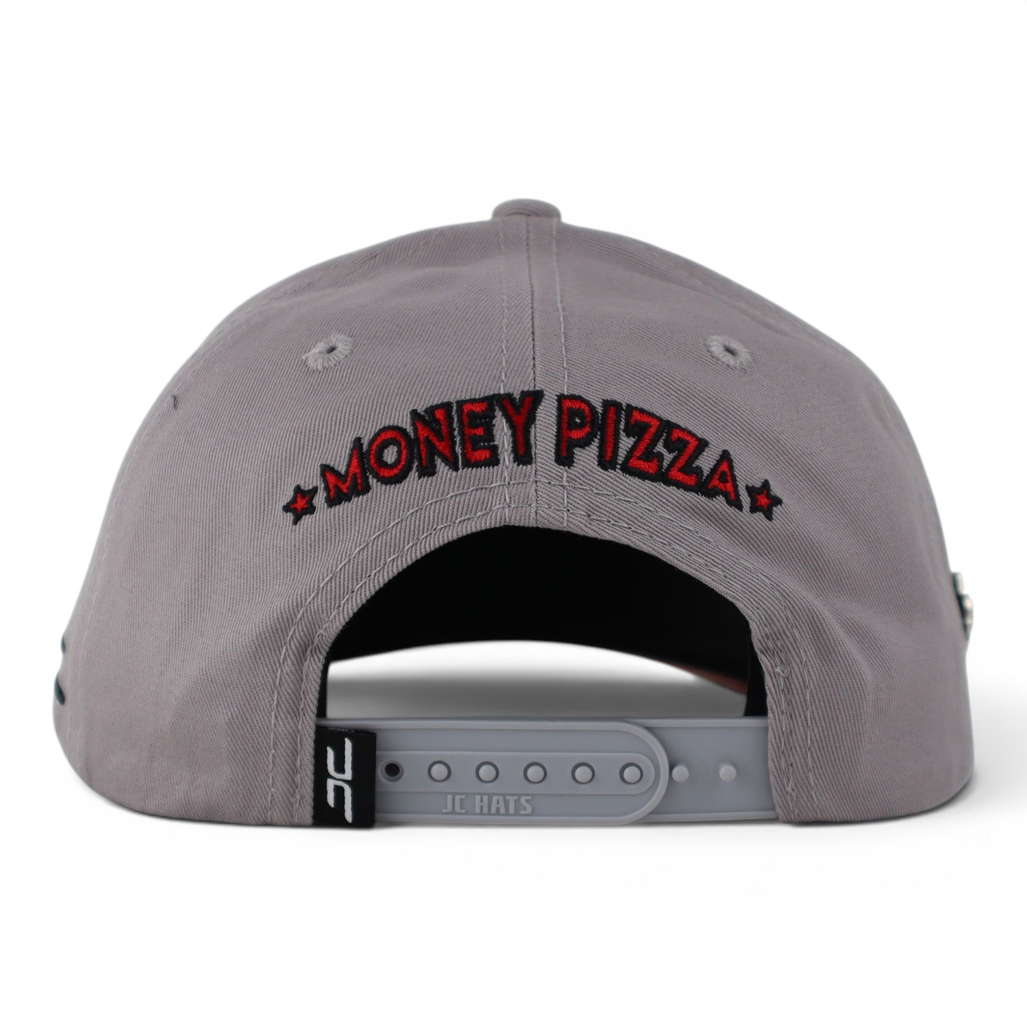 GORRA JC HATS PIZZA GRAY CURVE