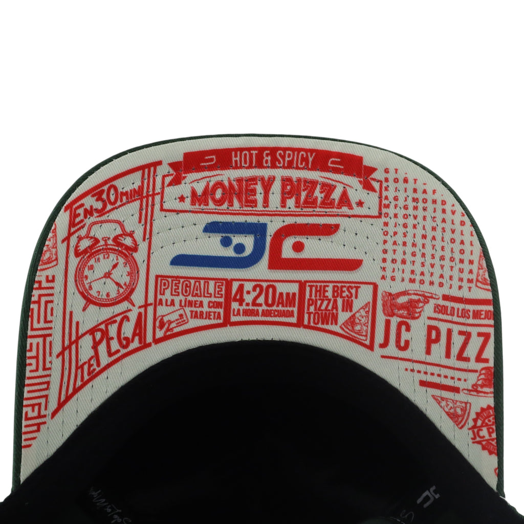 GORRA JC HATS PIZZA CURVED GREEN