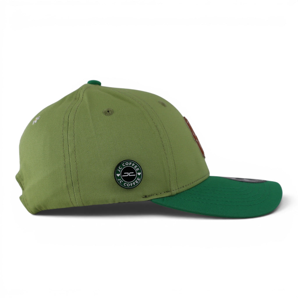 GORRA JC HATS COFFEE LOVER CURVE GREEN