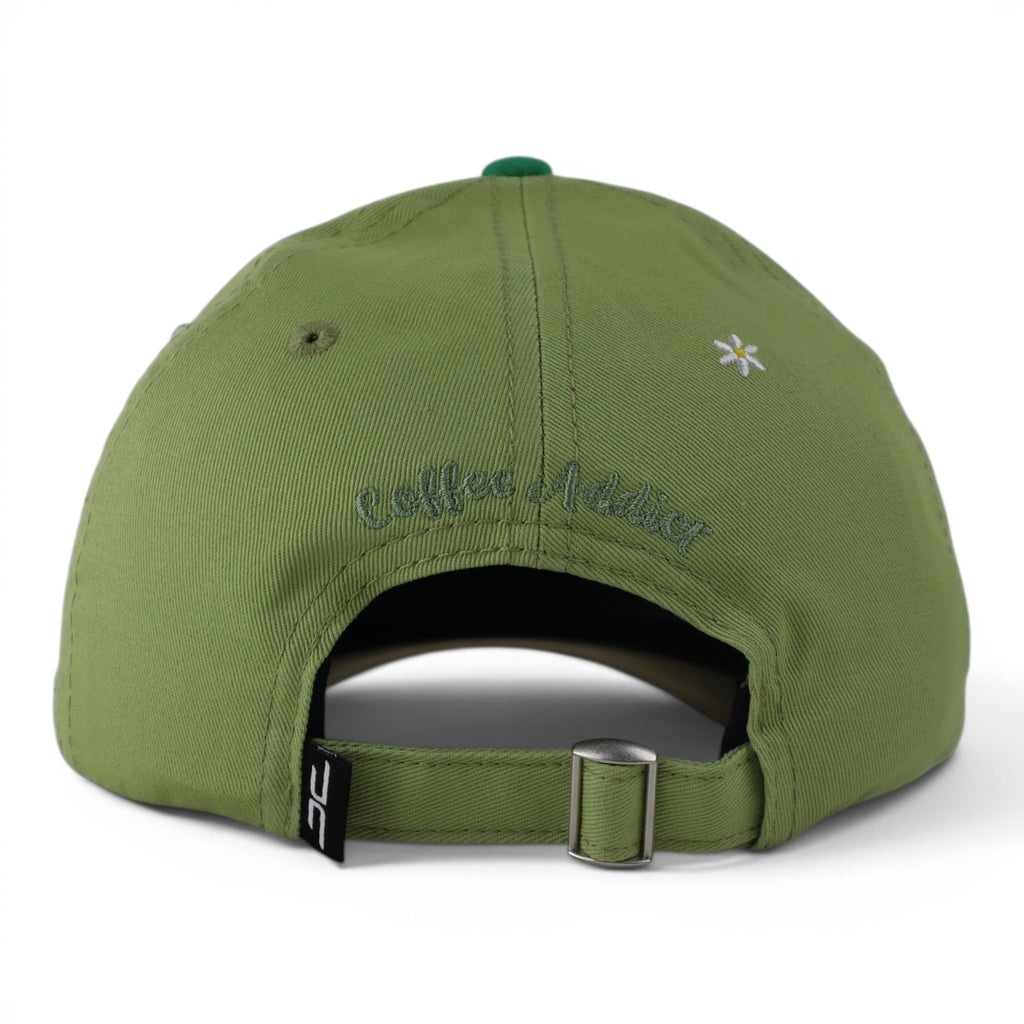 GORRA JC HATS COFFEE LOVER CURVE GREEN