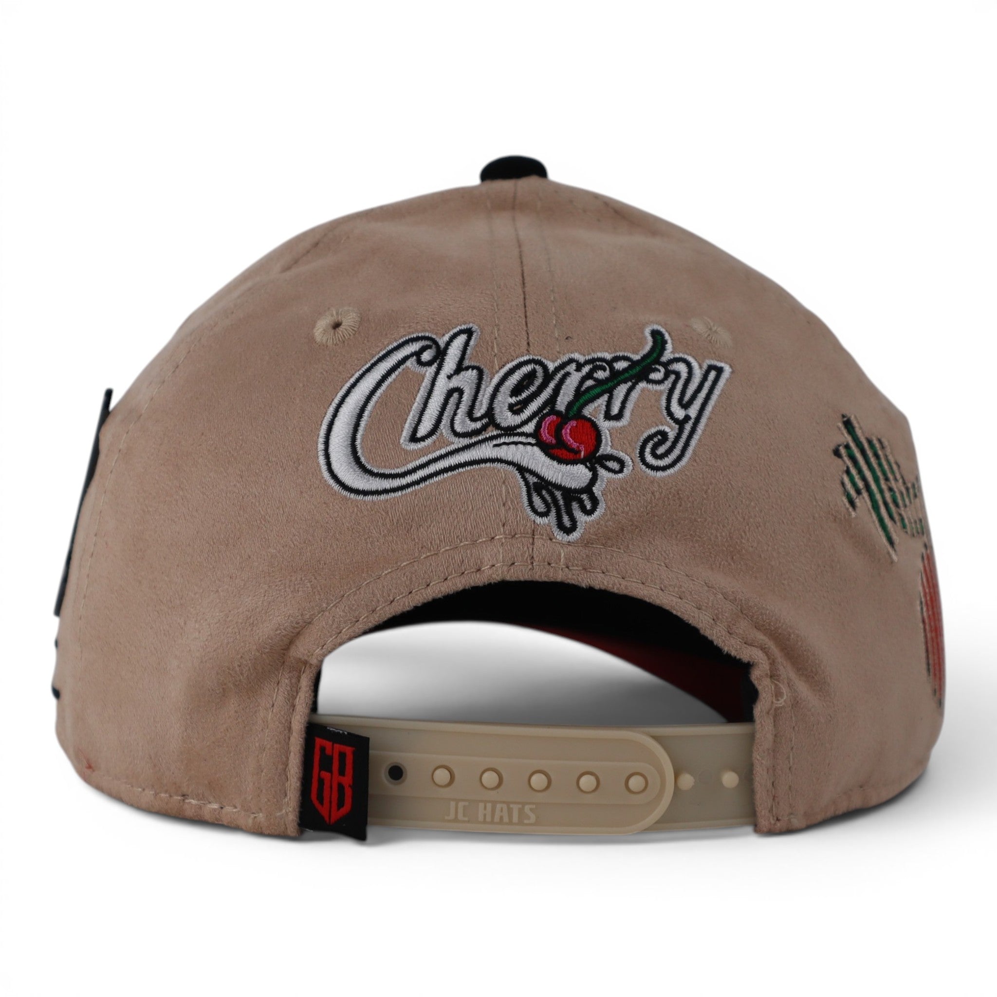 GORRA JC HATS GABITO LOU LOU BAIGE/BLK SUEDE