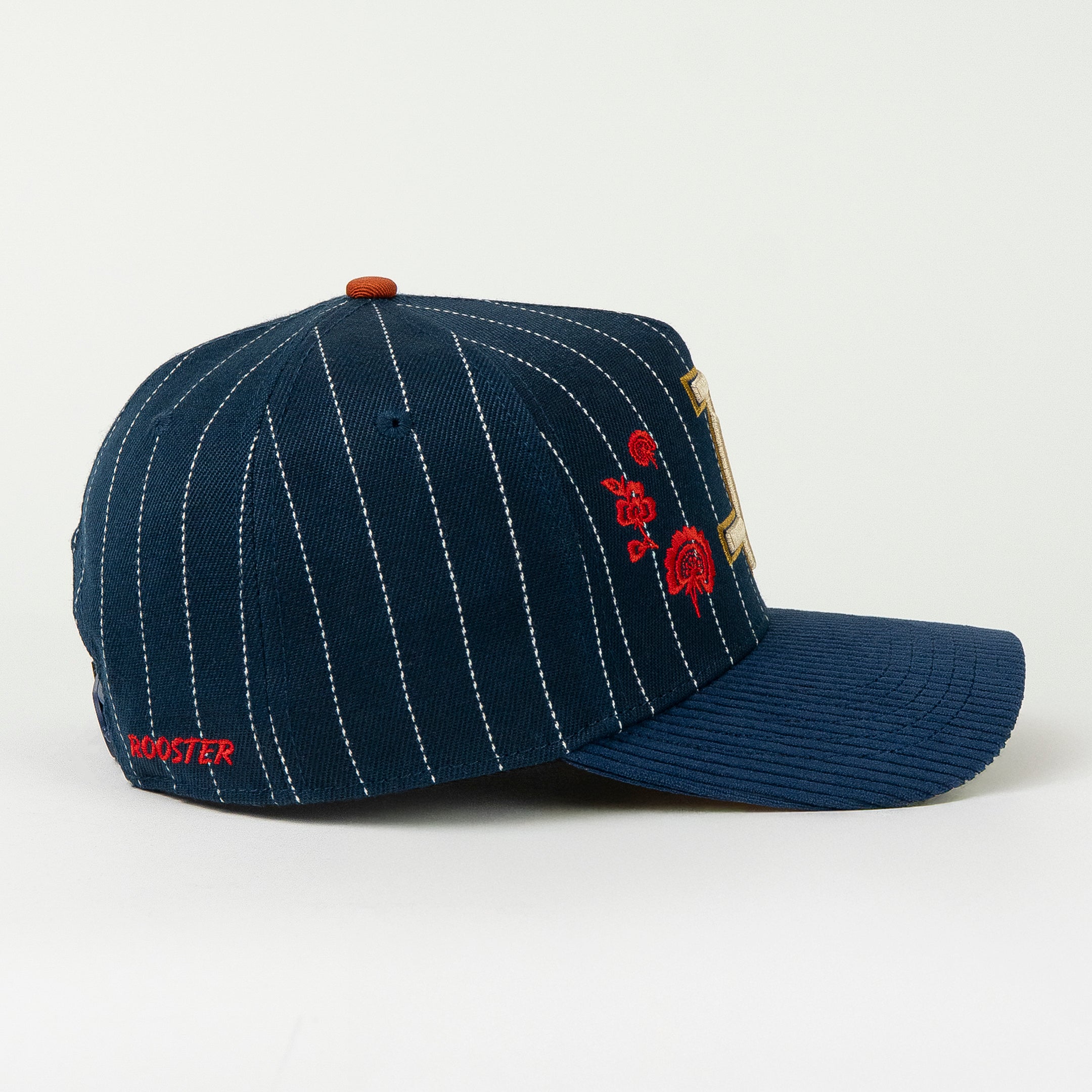 Gorra JC Hats ROOSTER BLUE de Tela | Snapback Visera Curva