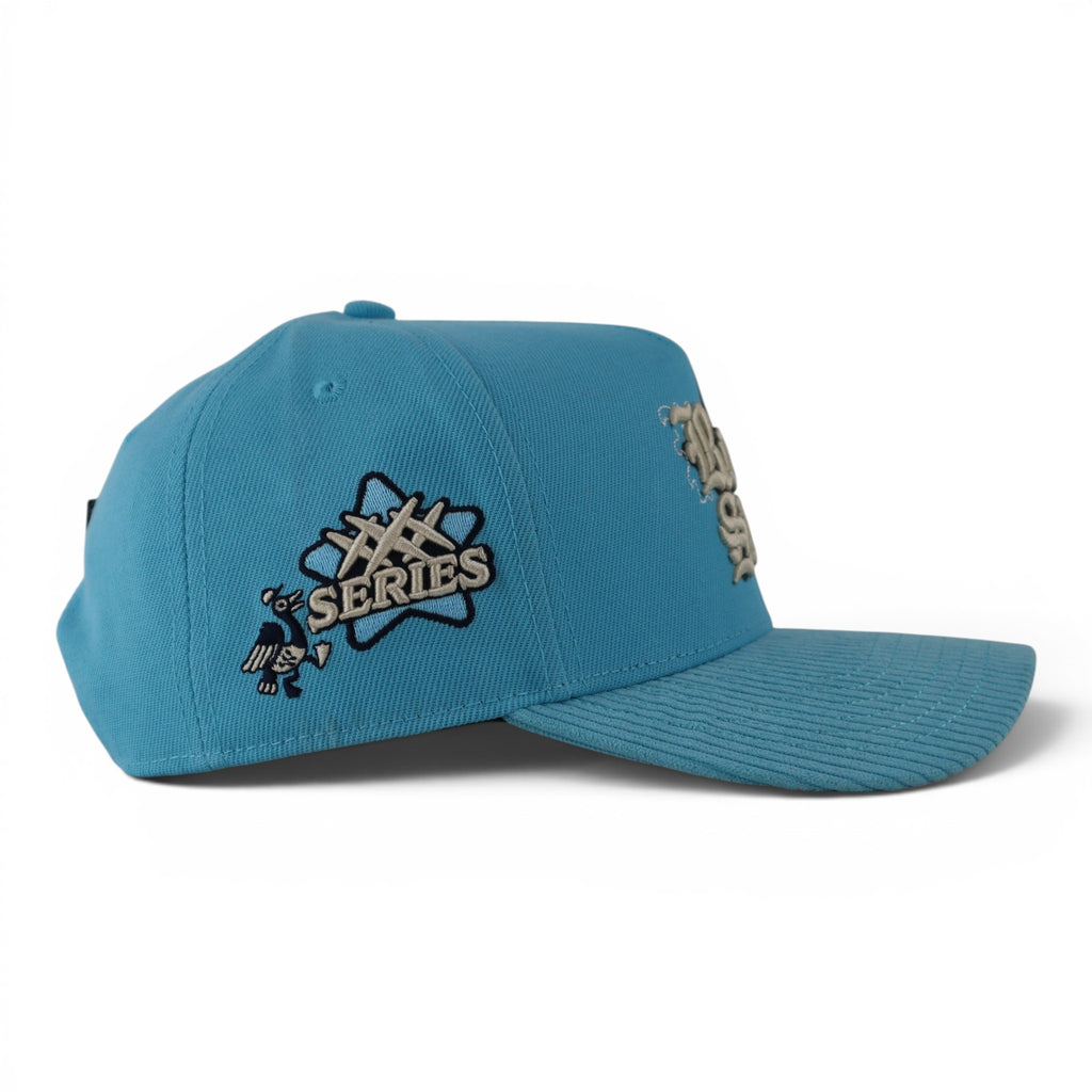 GORRA JC HATS ROCK STAR BLUE SKY VISOR CORDUROY