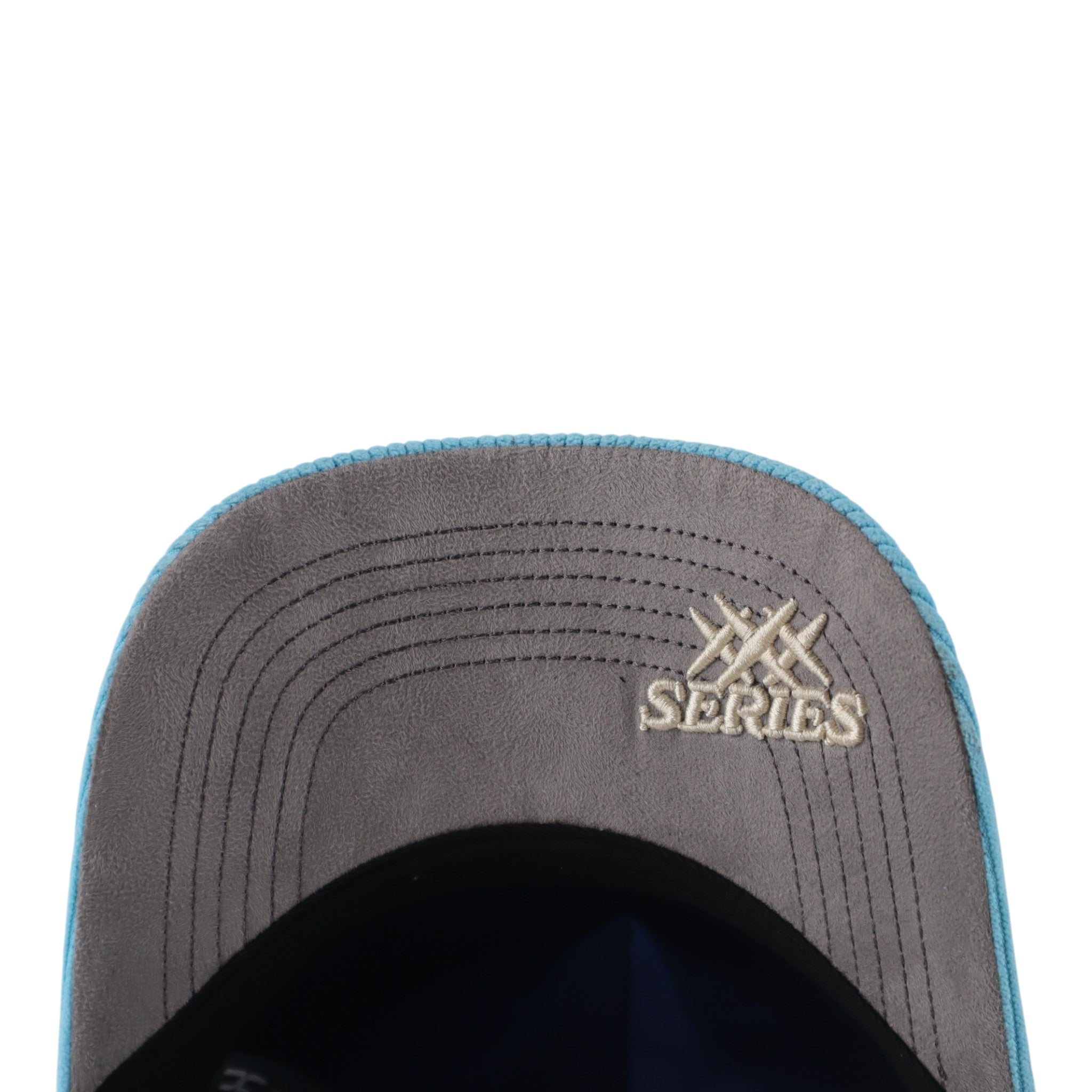 GORRA JC HATS ROCK STAR BLUE SKY VISOR CORDUROY