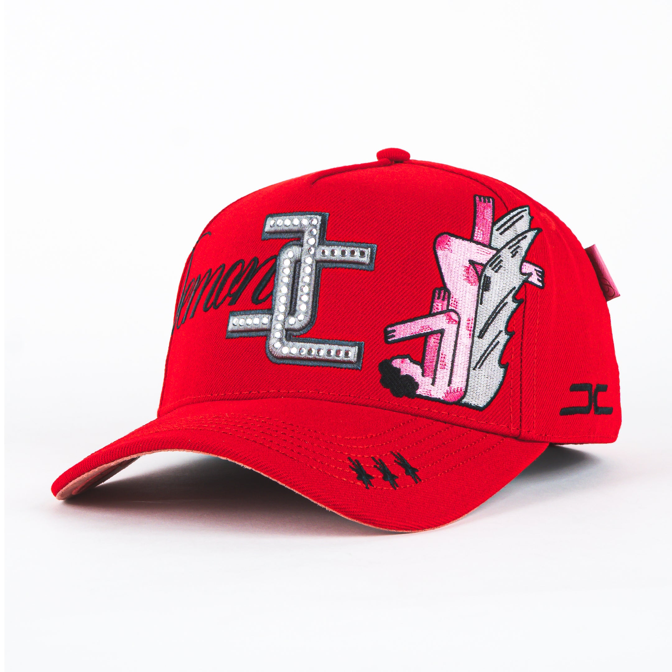 Gorra JC HATS DIVINE RED | Snapback Visera Curva