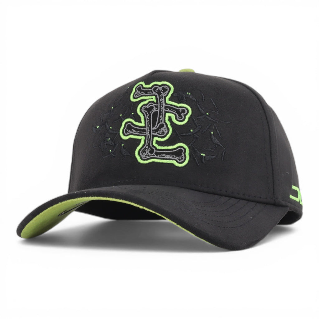 GORRA JC HATS JC BONES BLACK/NEON