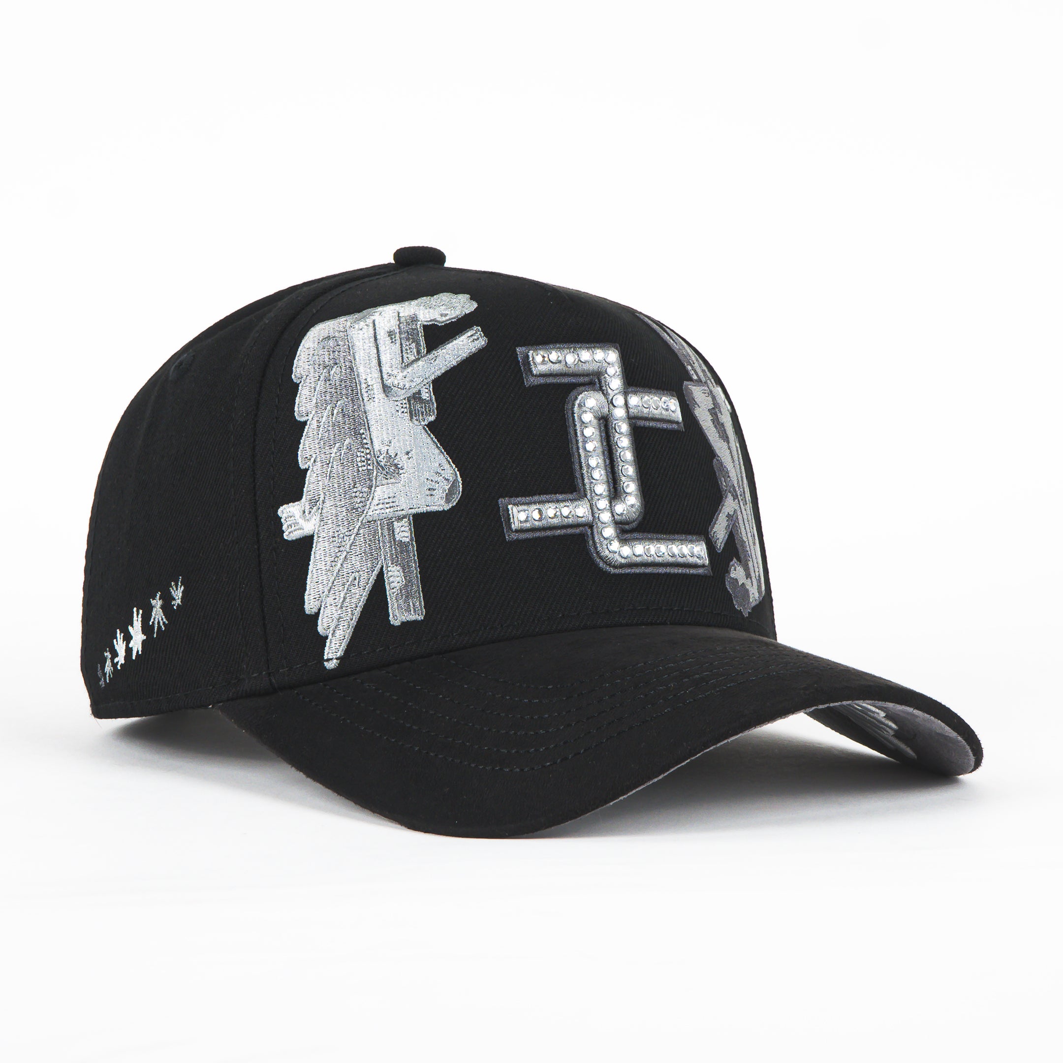 Gorra JC HATS DIVINE BLACK | Snapback Visera Curva