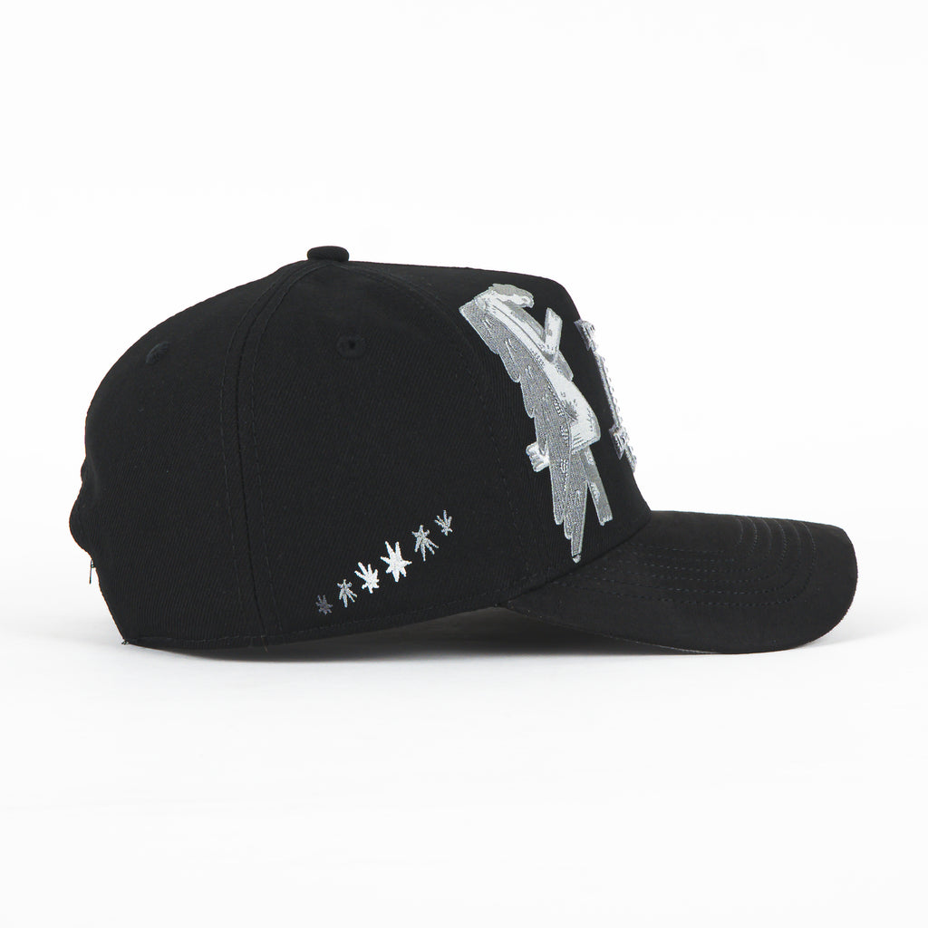 Gorra JC HATS DIVINE BLACK | Snapback Visera Curva