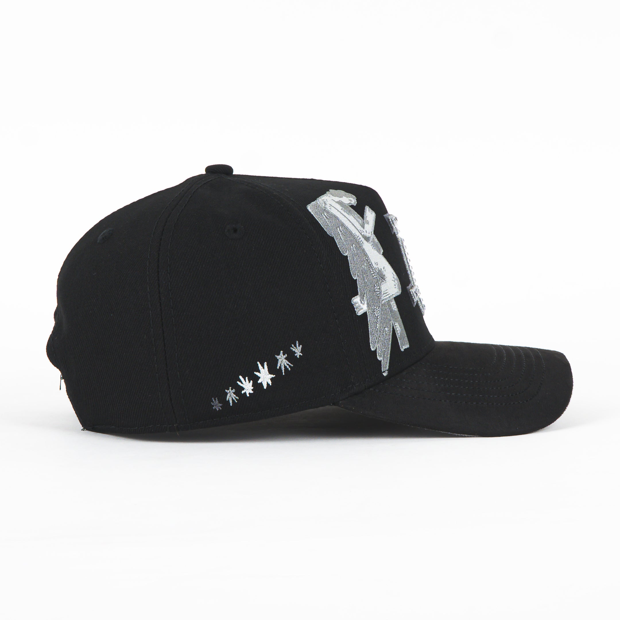 Gorra JC HATS DIVINE BLACK | Snapback Visera Curva
