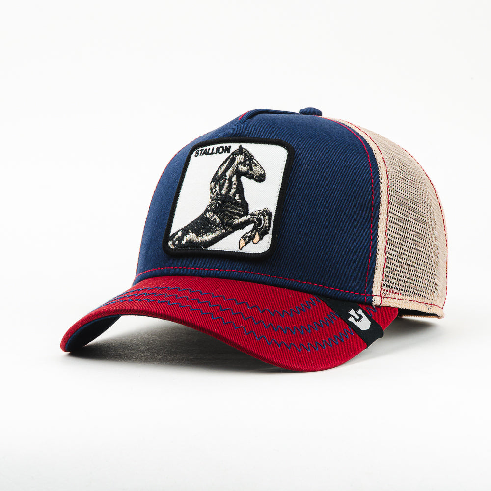 GORRA GOORIN BROS THE STALLION NAVY/WINE