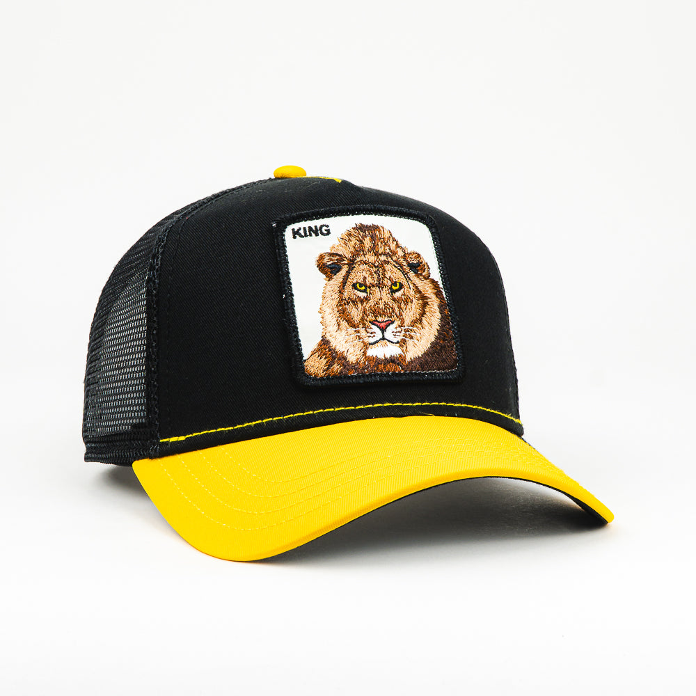 GORRA GOORIN BROS THE KING LION BLK/YEL