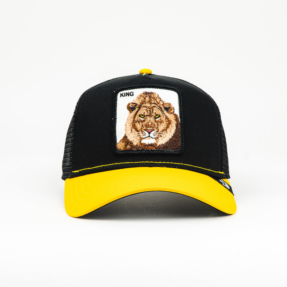 GORRA GOORIN BROS THE KING LION BLK/YEL