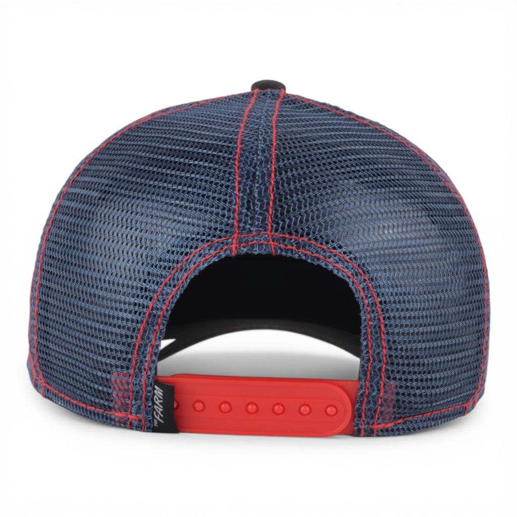 GORRA GOORIN BROS STALLION NVY/RED
