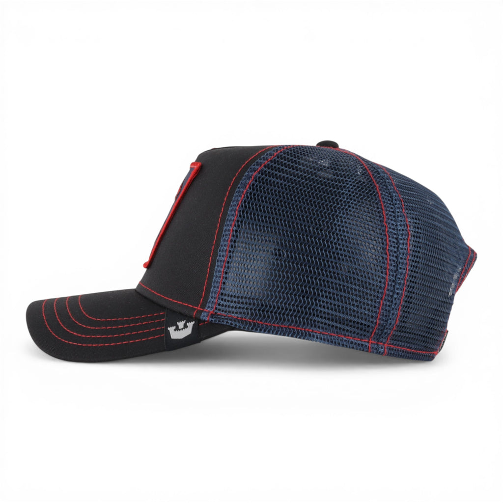 GORRA GOORIN BROS STALLION NVY/RED