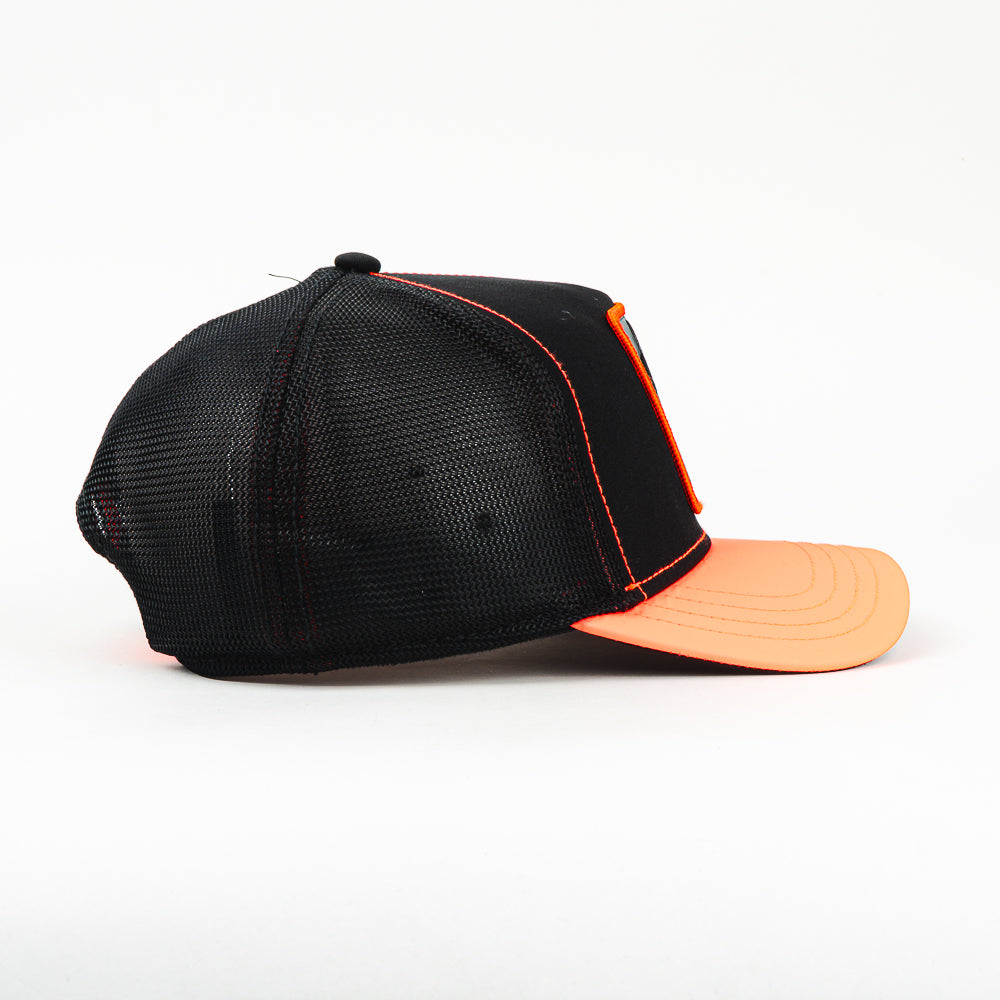GORRA GOORIN BROS DARK SHINES PANTHER BLK/ORG NEON