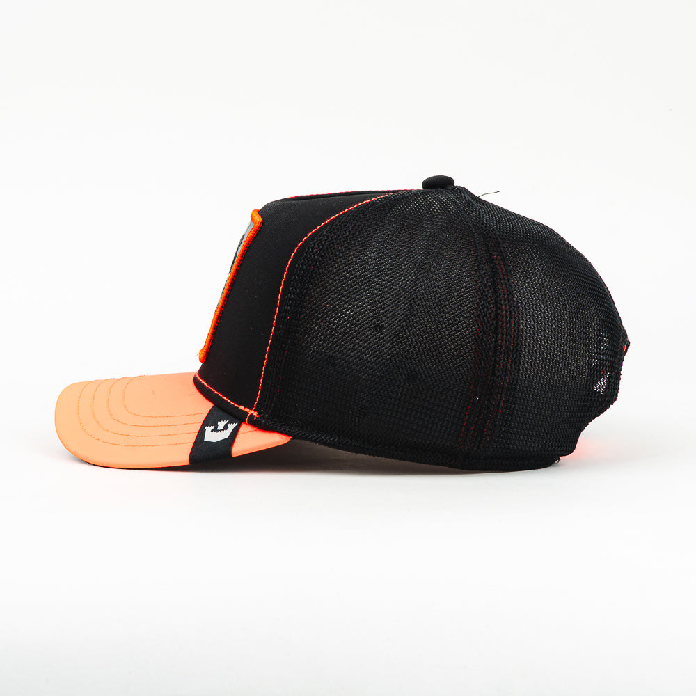 GORRA GOORIN BROS DARK SHINES PANTHER BLK/ORG NEON