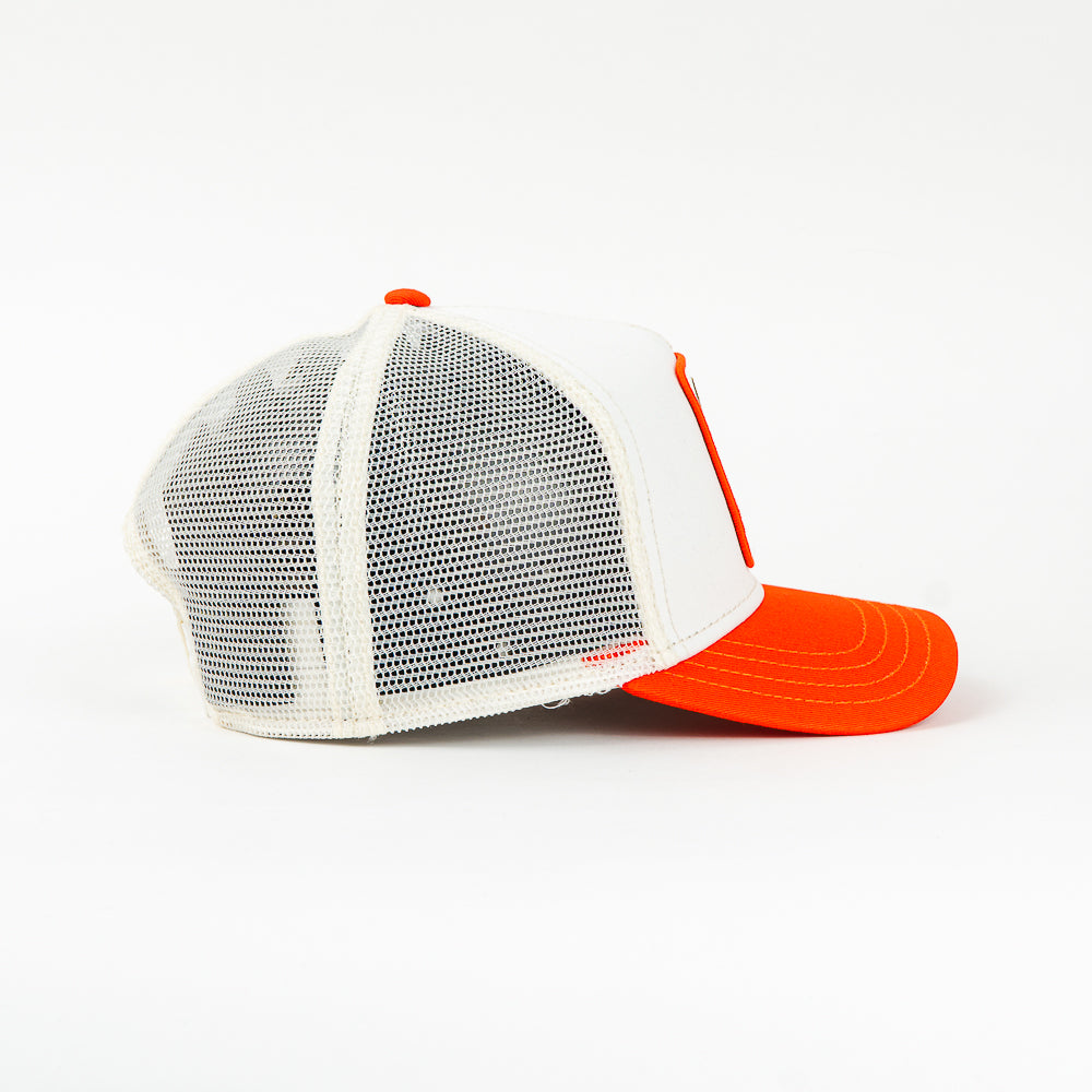 GORRA GOORIN BROS HIM GOAT  WHITE/ORAGE