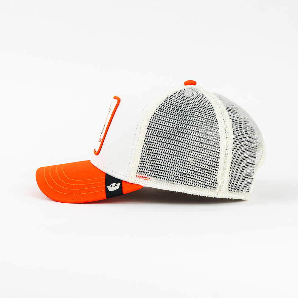 GORRA GOORIN BROS HIM GOAT  WHITE/ORAGE