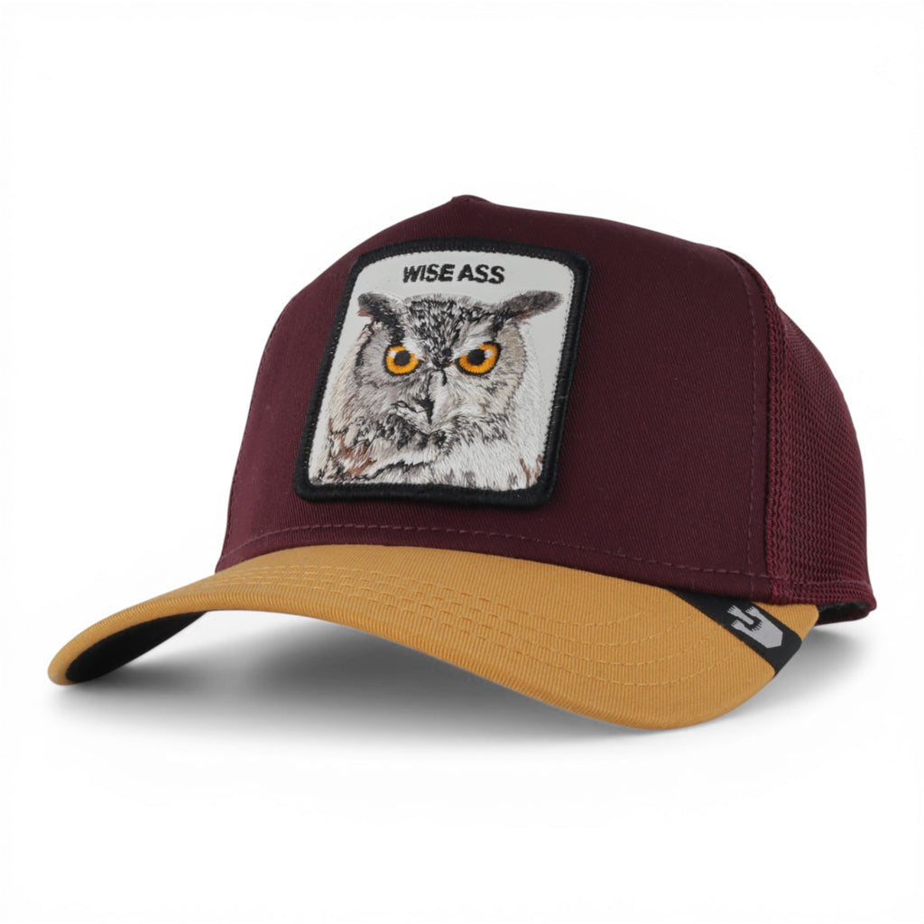 GORRA GOORIN BROS OWL WISE ASS WINE/MUST
