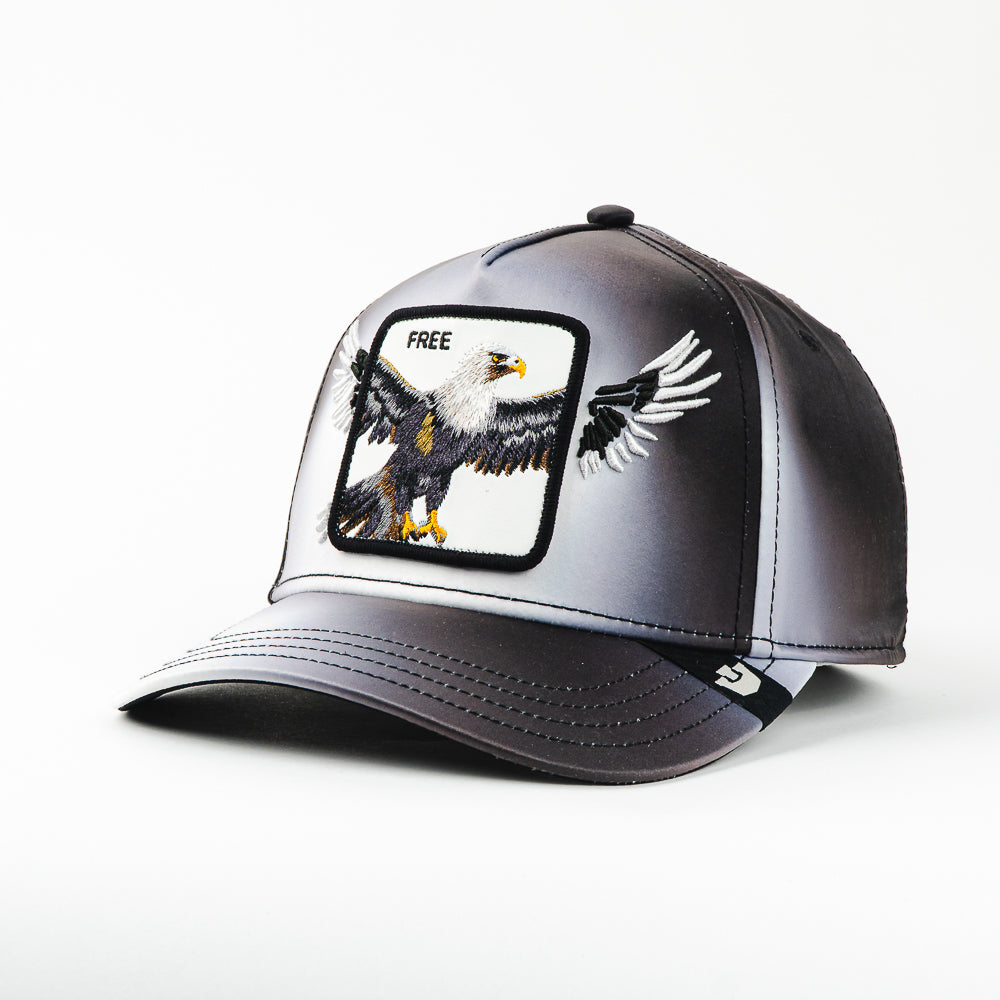 GORRA GOORIN BROS EAGLE FREE BLACK WHITE