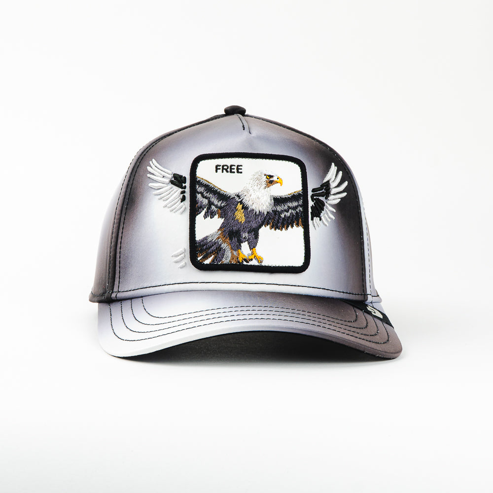 GORRA GOORIN BROS EAGLE FREE BLACK WHITE