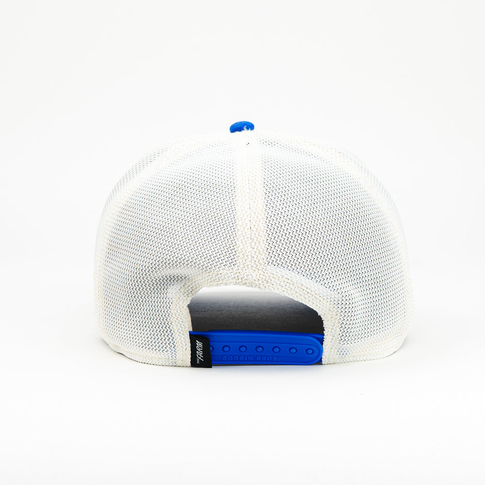 GORRA GOORIN BROS THE SUEDE HORSE BLUE/WHT