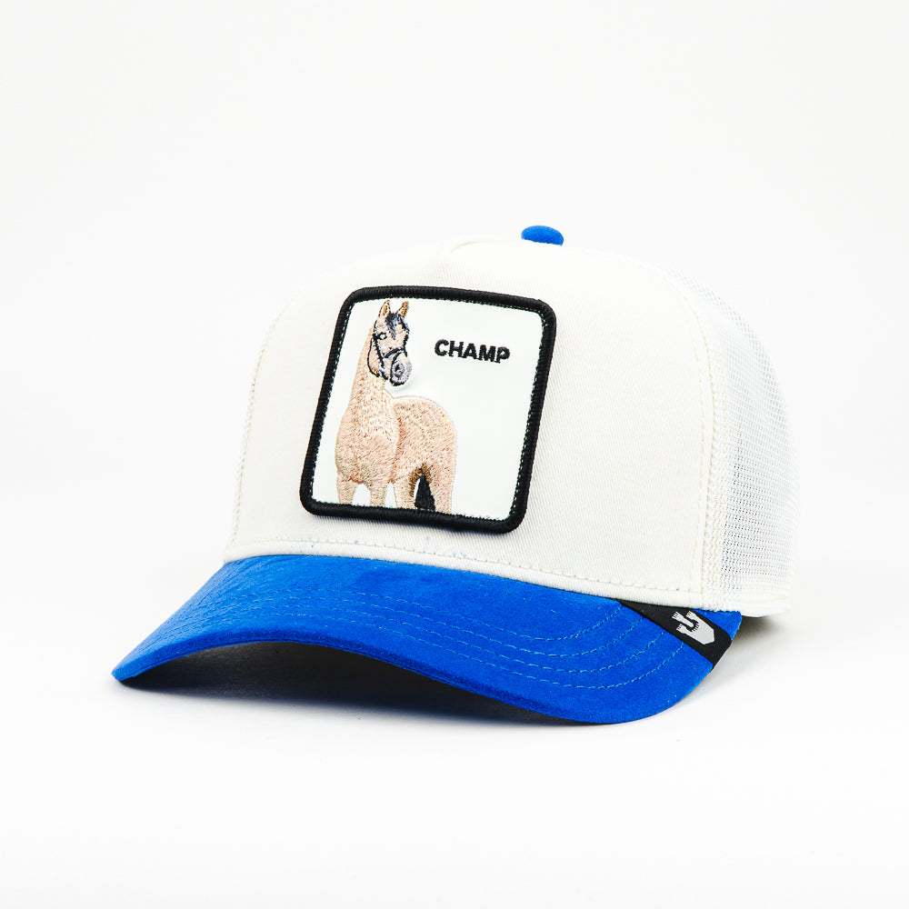 GORRA GOORIN BROS THE SUEDE HORSE BLUE/WHT