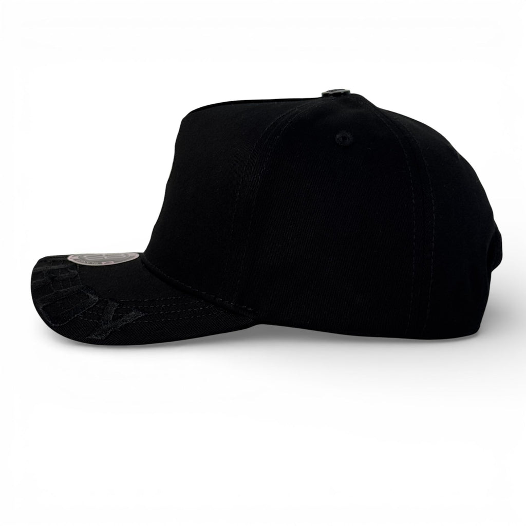 COWBOY BLK VISOR SUEDE