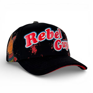GORRA REBEL HATS REBEL GUYS BLACK*******ADICIONALES