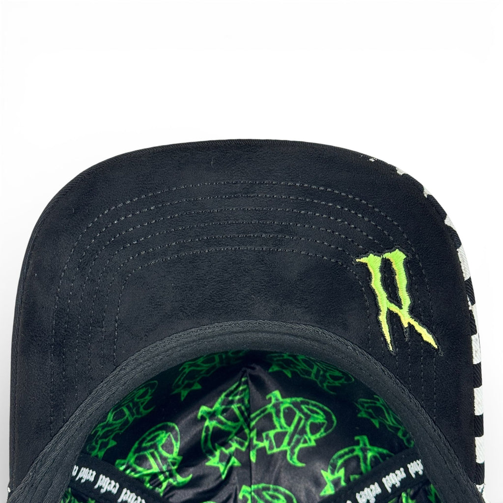 GORRA REBEL HATS SKULL HELLY BLACK*******ADICIONALES