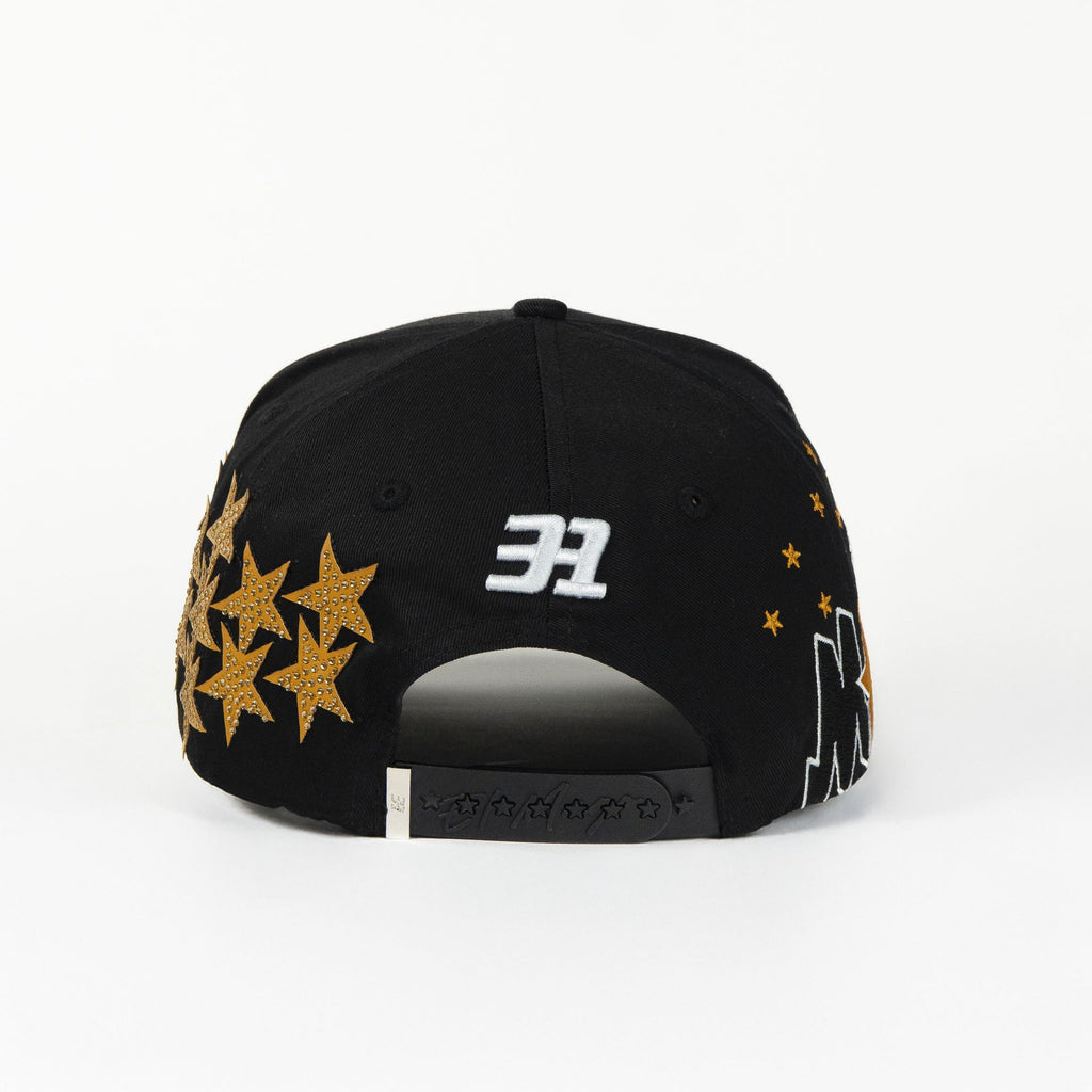 Gorra 31 Hats EL MAGO BLK/ORANGE Suede | Snapback Visera Curva