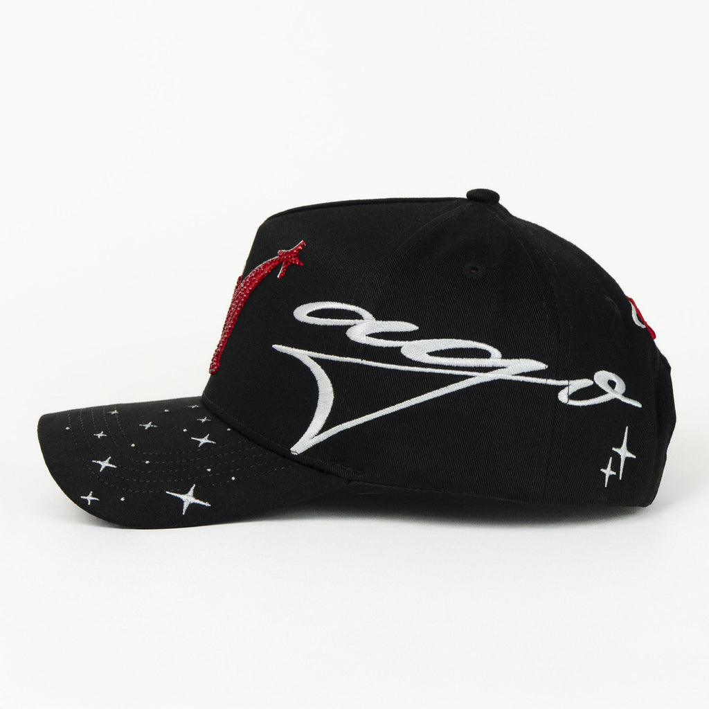 Gorra 31 Hats EL MAGO BLK/RED Suede | Snapback Visera Curva