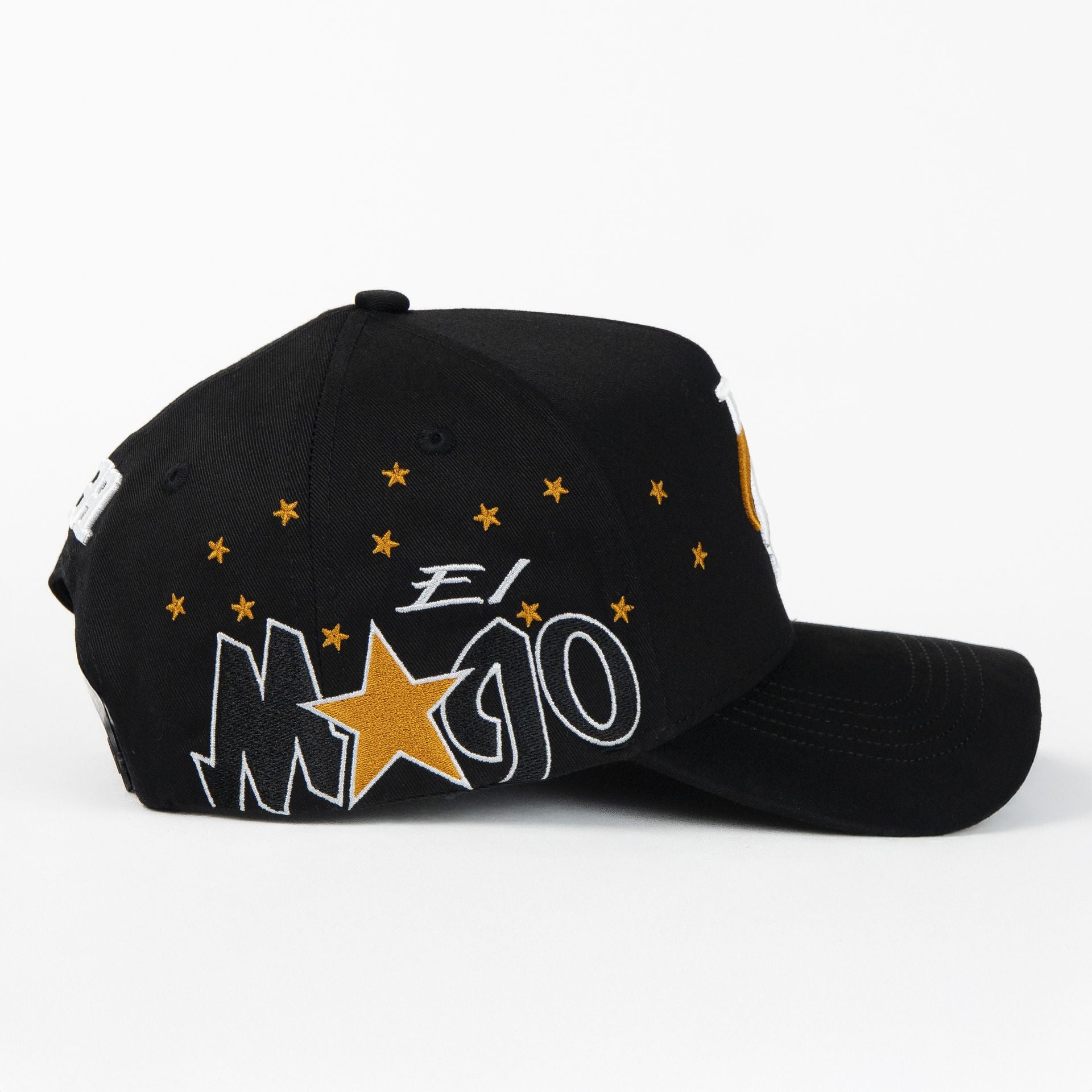 Gorra 31 Hats EL MAGO BLK/ORANGE Suede | Snapback Visera Curva