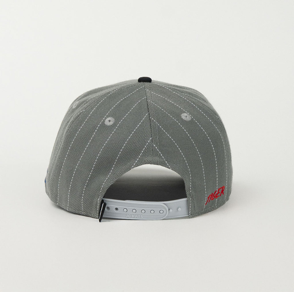 Gorra JC Hats TIGER GRY/BLACK de Tela | Snapback Visera Curva