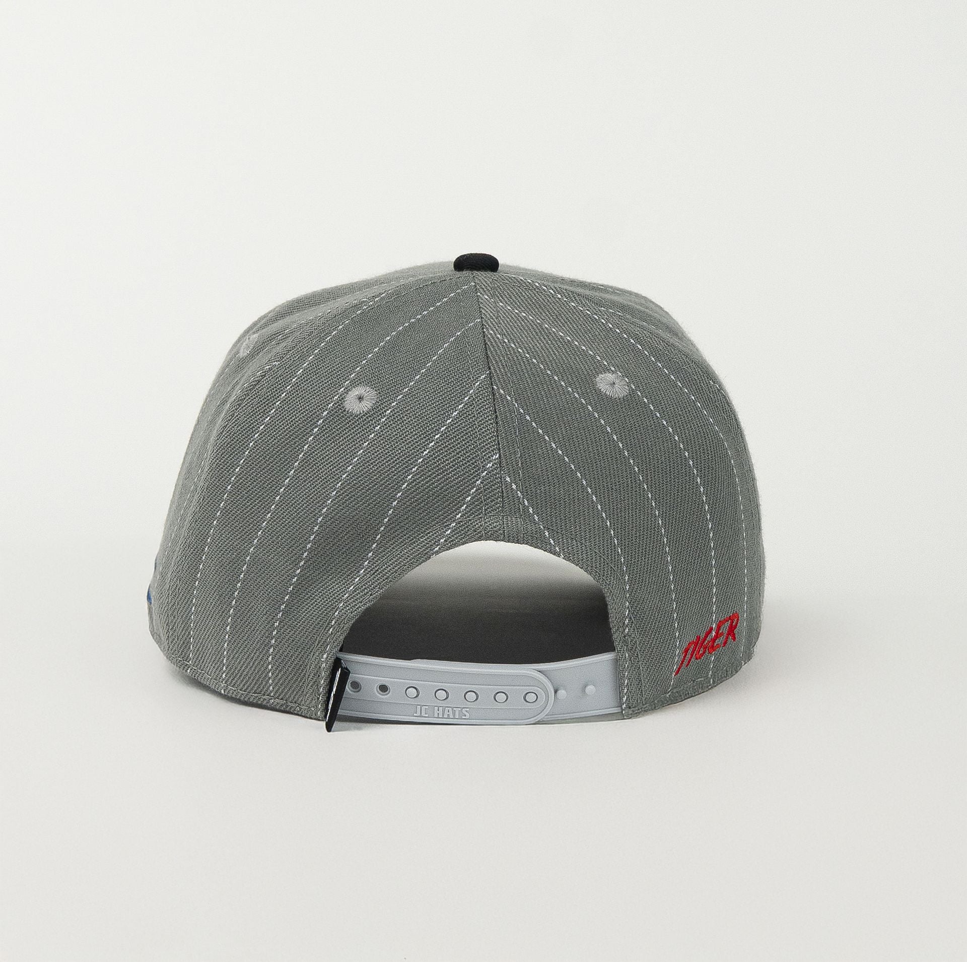 Gorra JC Hats TIGER GRY/BLACK de Tela | Snapback Visera Curva