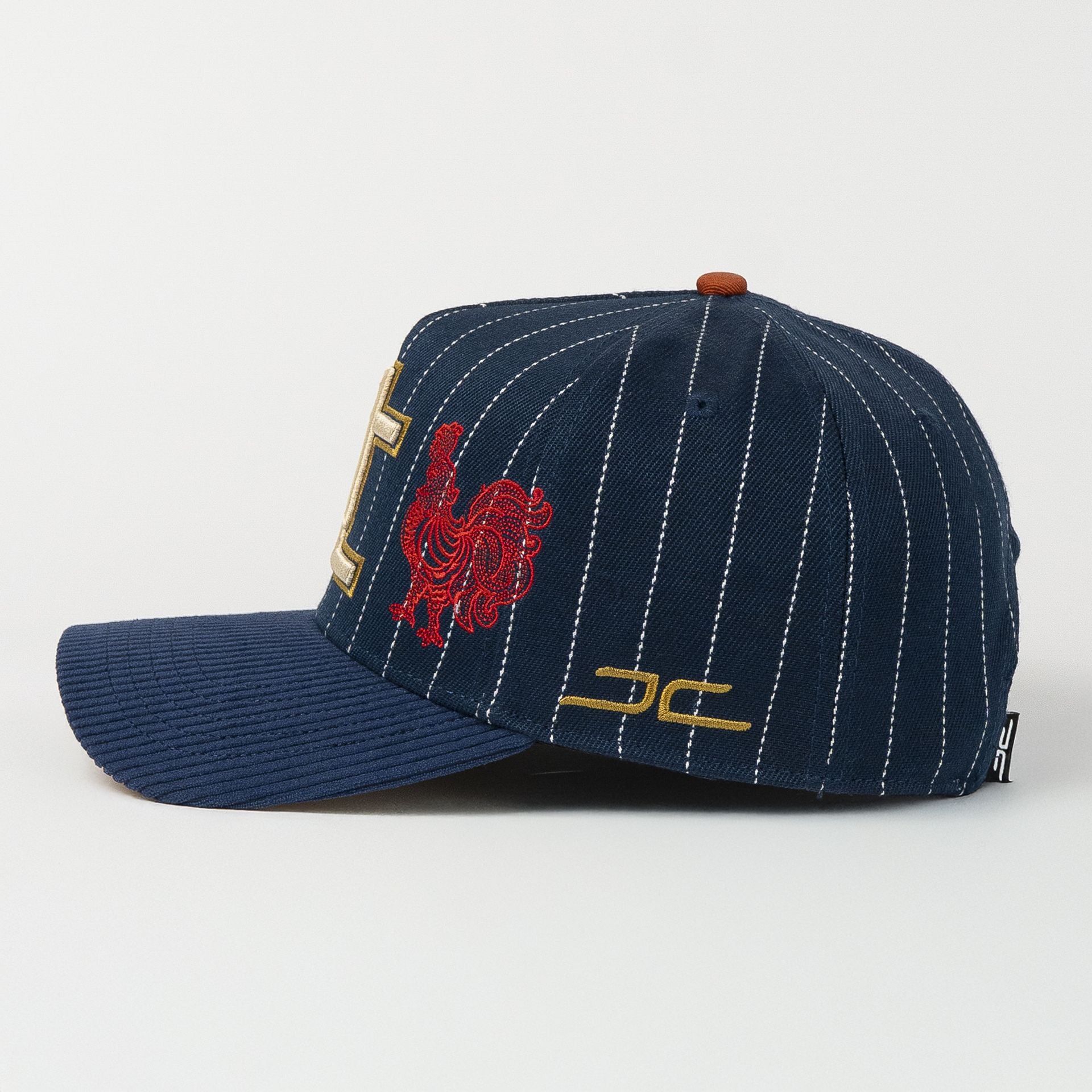 Gorra JC Hats ROOSTER BLUE de Tela | Snapback Visera Curva
