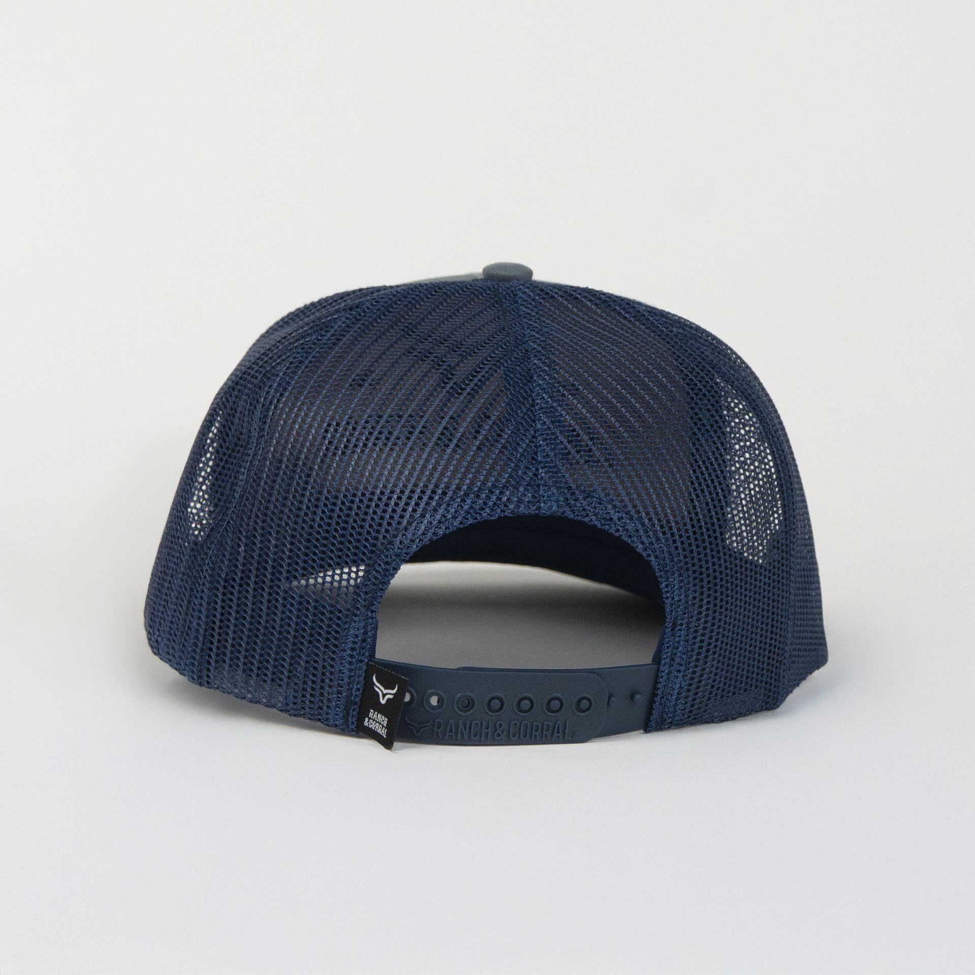 Gorra Ranch & Corral RODEO TEAM ROPING Azul de Tela | Snapback Visera Semiplana
