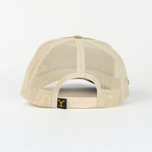 Gorra Ranch & Corral YELLOWSTONE 29 BEIGE/GREEN | Snapback Visera Semicurva