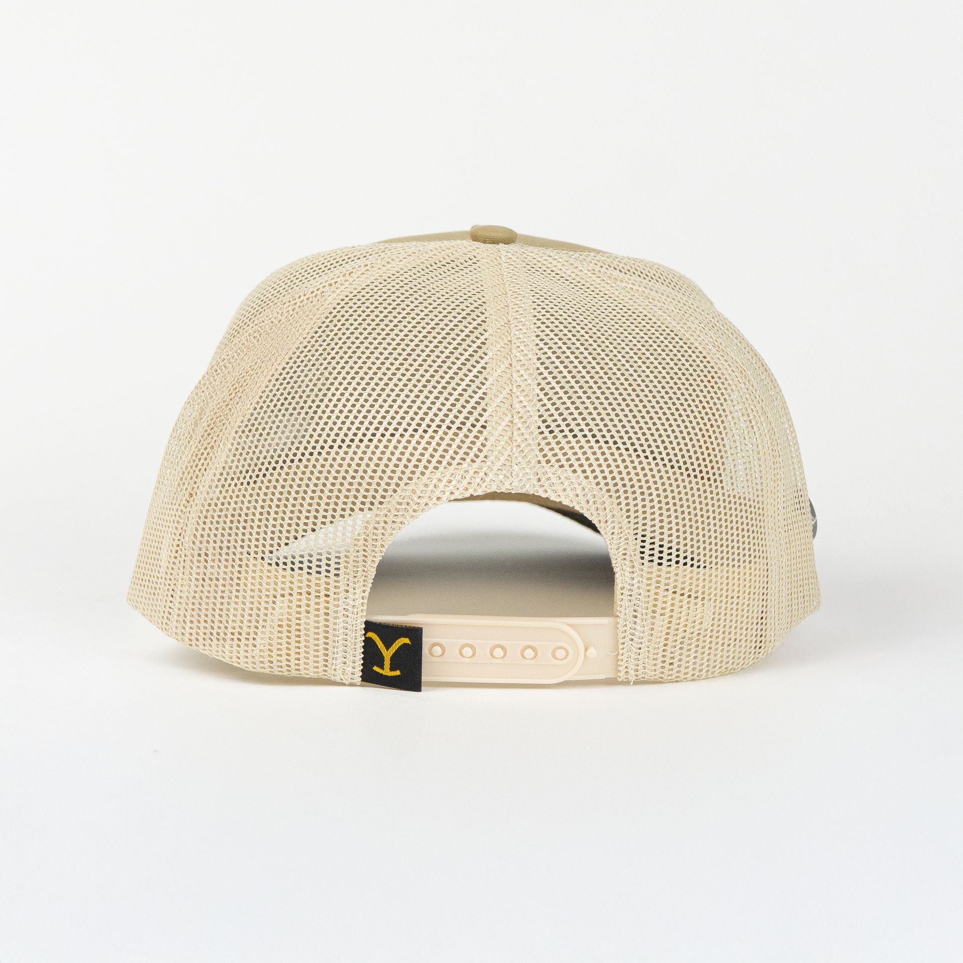 Gorra Ranch & Corral YELLOWSTONE 29 BEIGE/GREEN | Snapback Visera Semicurva
