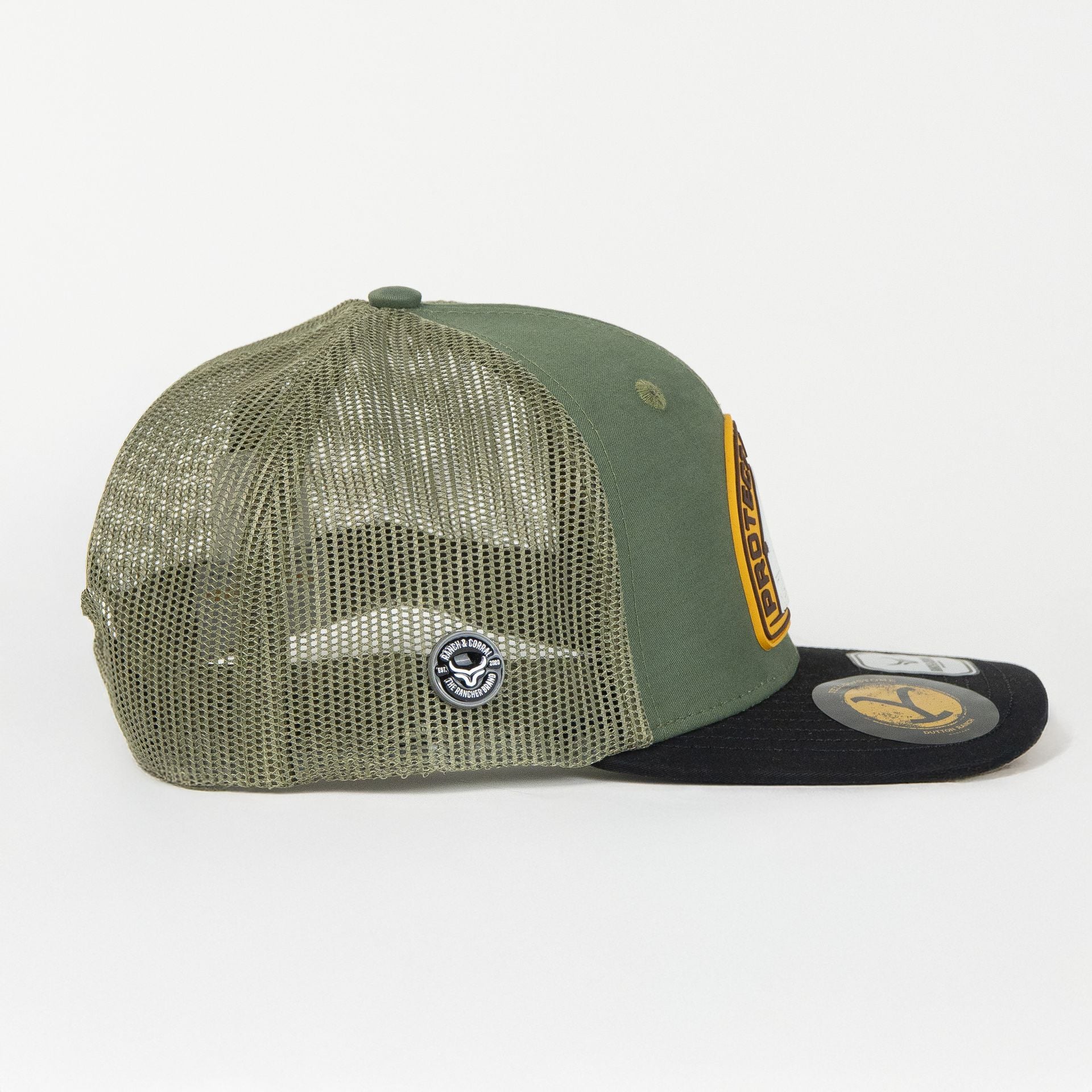 Gorra Ranch & Corral YELLOWSTONE 28 GREEN/BLACK | Snapback Visera Plana