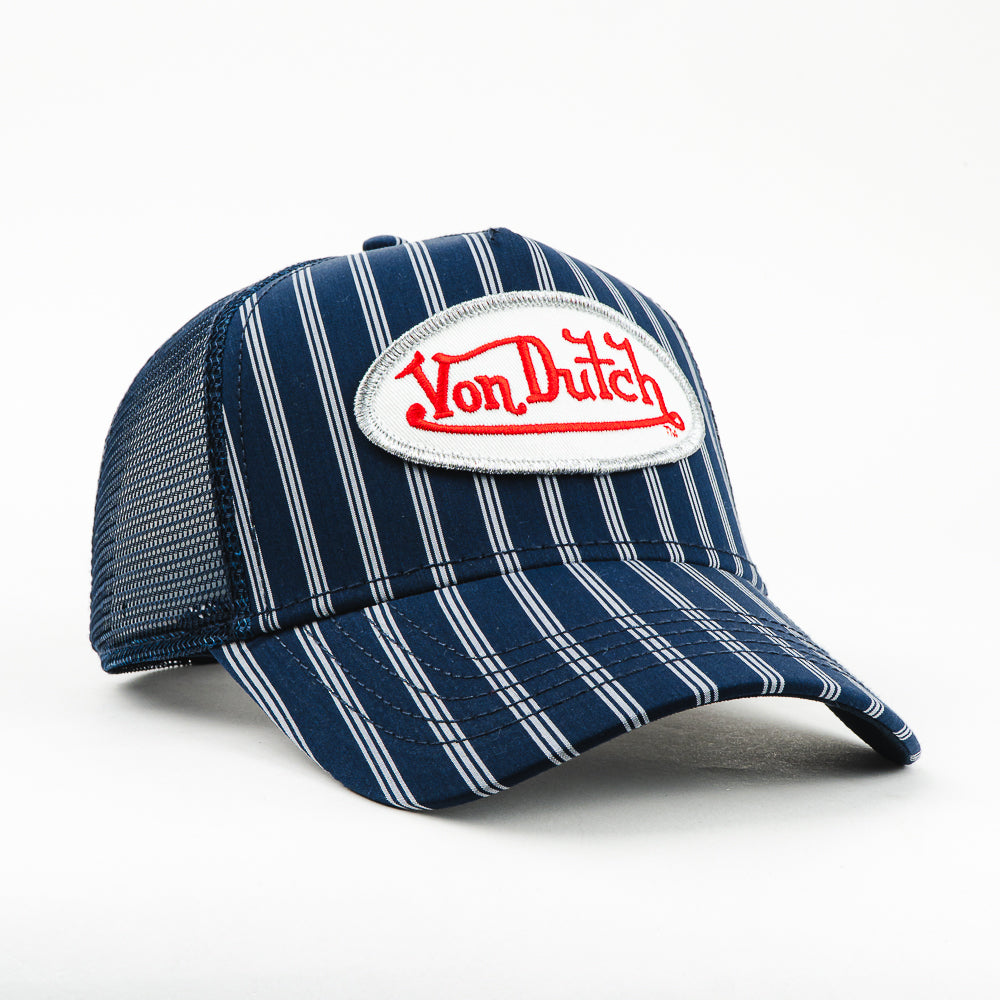 GORRA VON DUTCH VON DUTCH NAVY/WHITE STRIPE TRUCKER
