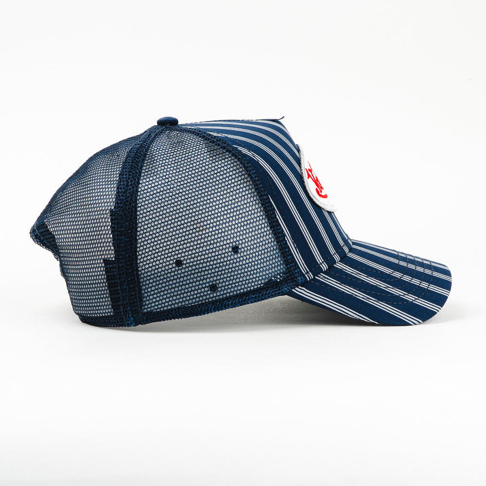 GORRA VON DUTCH VON DUTCH NAVY/WHITE STRIPE TRUCKER