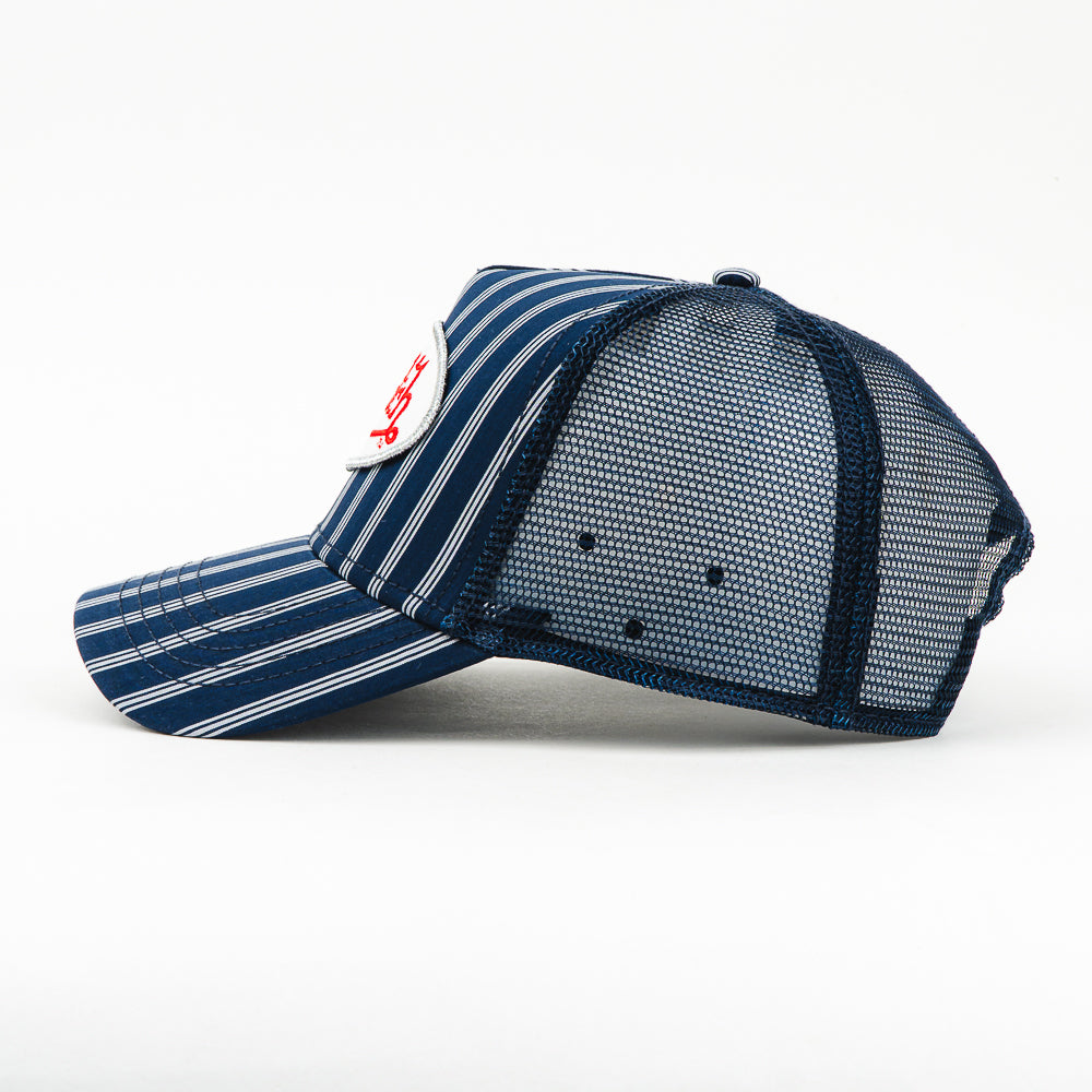 GORRA VON DUTCH VON DUTCH NAVY/WHITE STRIPE TRUCKER