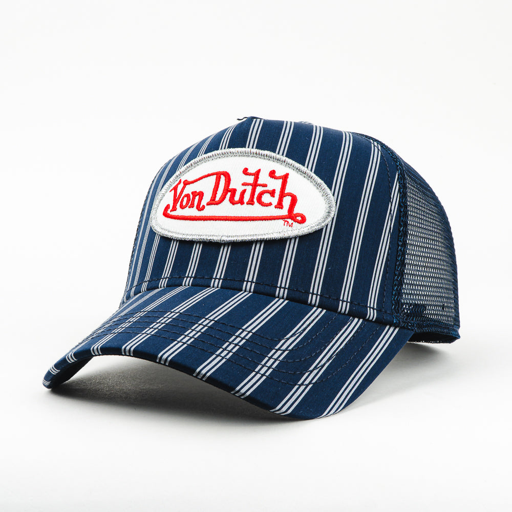 GORRA VON DUTCH VON DUTCH NAVY/WHITE STRIPE TRUCKER