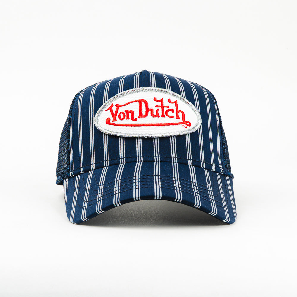 GORRA VON DUTCH VON DUTCH NAVY/WHITE STRIPE TRUCKER