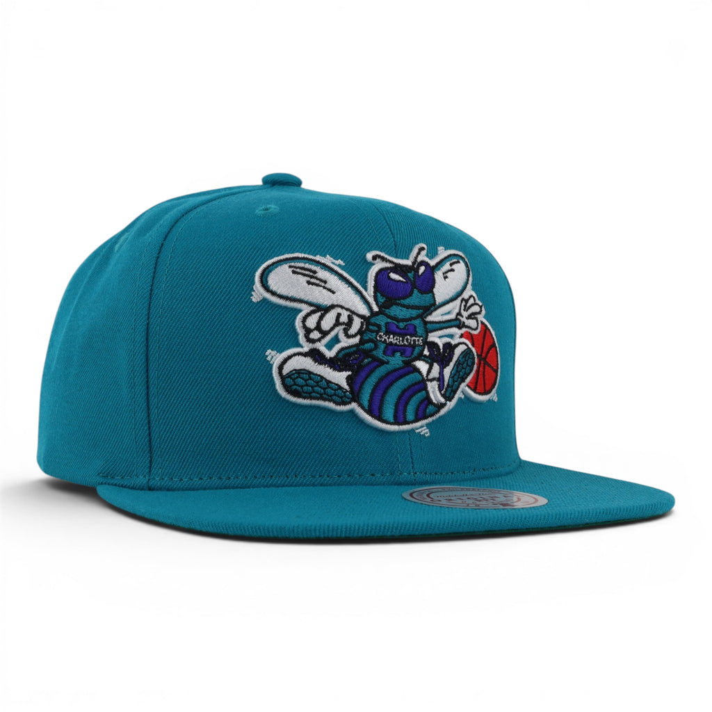 GORRA MITCHELL & NESS HORNETS TEAM GROUND TEAL