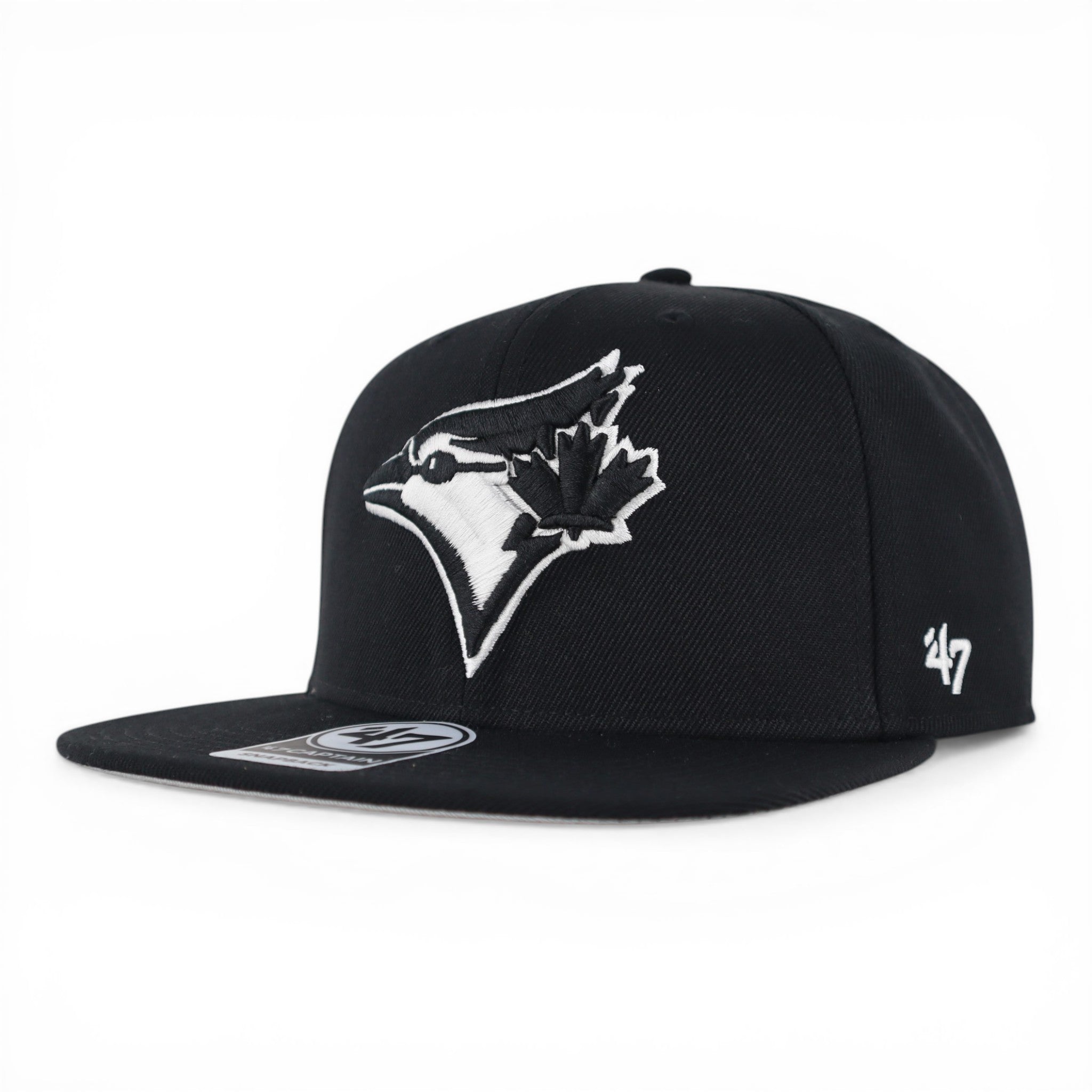 BLUE JAYS SNAPBACK ALL BLACK CAPTAIN