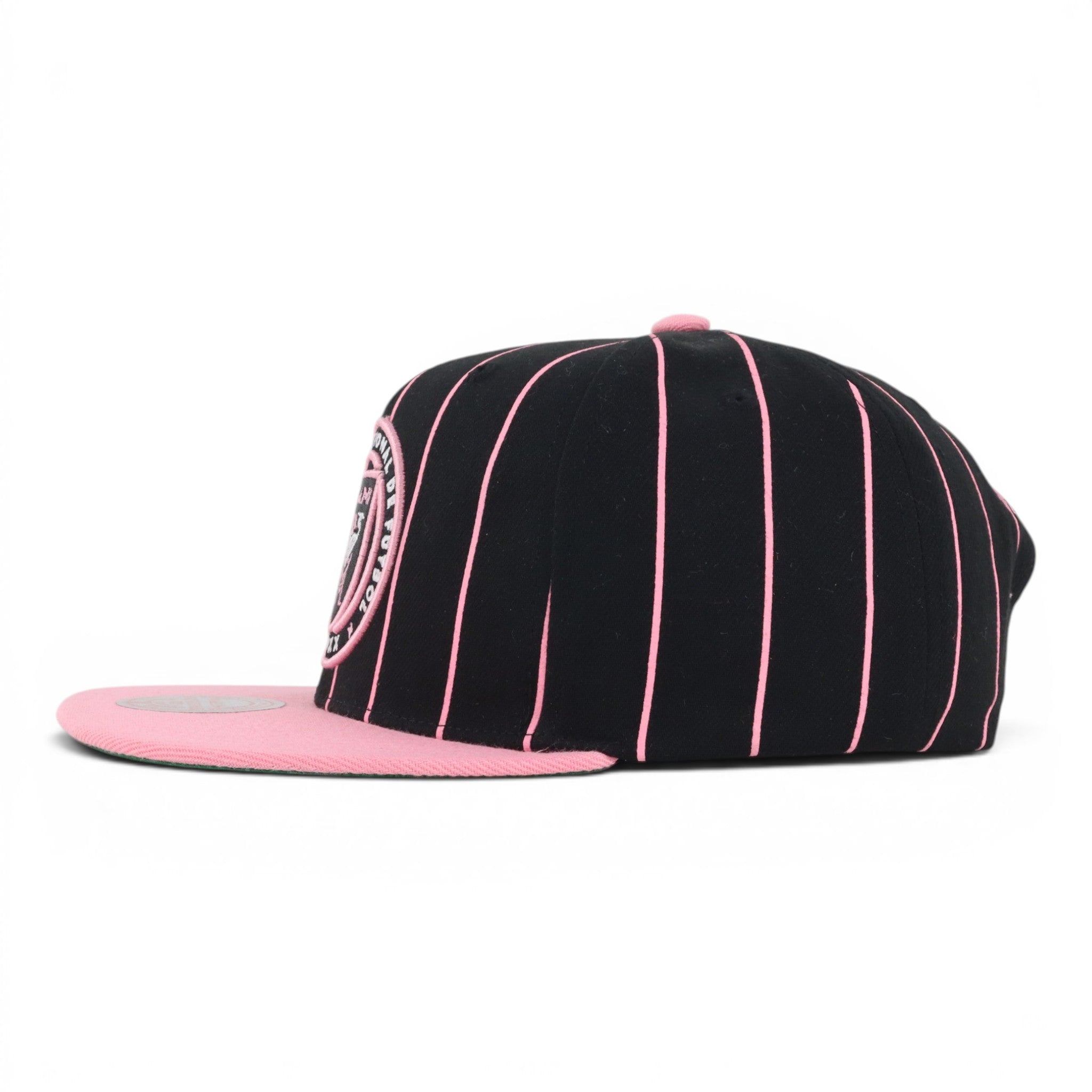 GORRA MITCHELL & NESS MIAMI TEAM PINSTRIPE BLACK/PINK